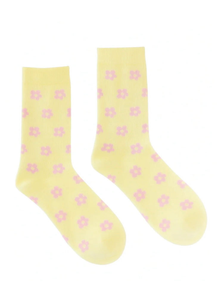 Sock | Petal (Yellow/Pink)