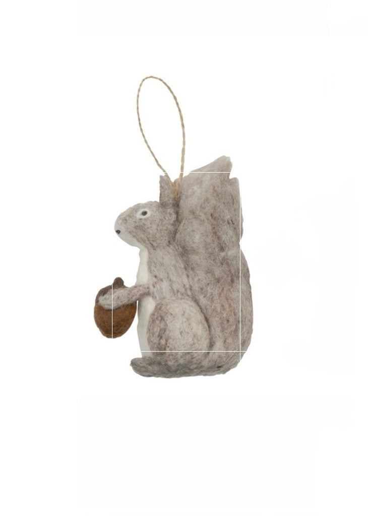Decoration | Needle Felted Squirrel (Natural)