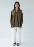 Model in Sophie Love This Cotton Forest shirt