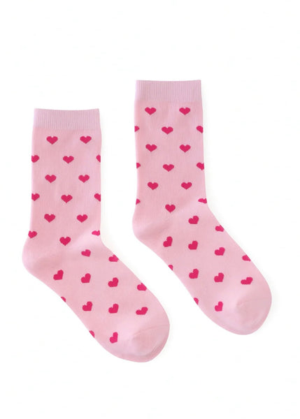 Sock | Heart (Pink/Pink)