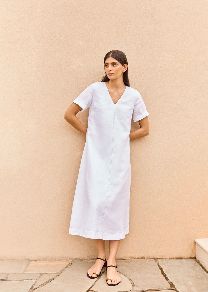 Dress | Tivoli Linen (White)