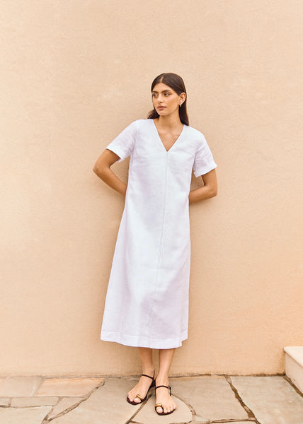 Dress | Tivoli Linen (White)