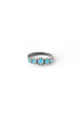 Ring | Halo Cluster (Silver/Opal)