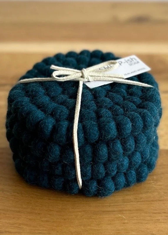 Coaster | Deep Teal (Set of 4)