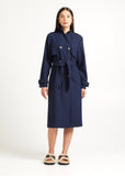 Coat | Trench (Dark Navy)