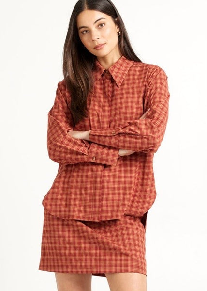 Shirt | George (Brick Plaid)