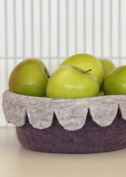 Bowl | Scallop (Lilac/Grey Marle)