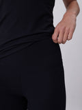 Pant | Recharge Rib Wide Leg (Black)