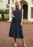 Dress | Not Pocket Science (Navy)