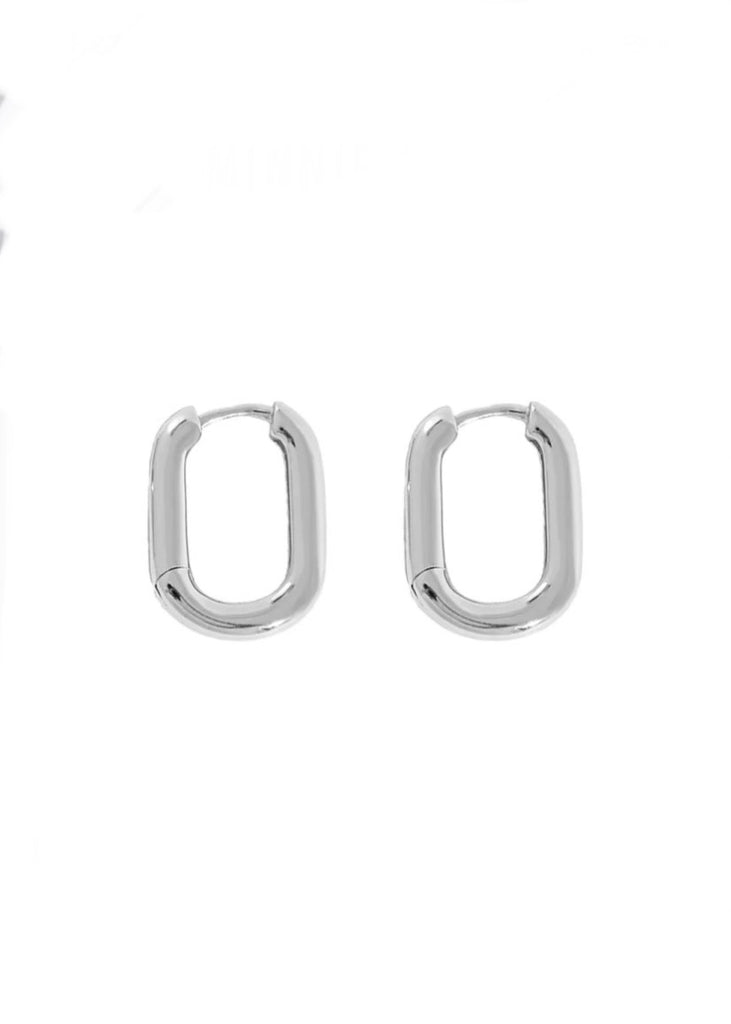 Earrings | Mila Hoop (Silver)