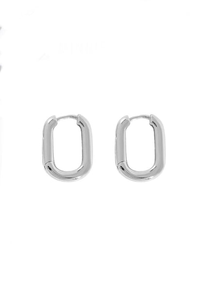 Earrings | Mila Hoop (Silver)