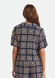 Knit | Crochet Button Down (Mood Indigo/Off White)