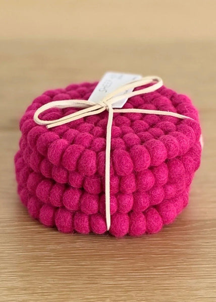 Coaster | Hot Pink (Set of 4)