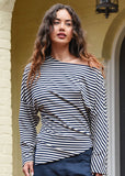 Top | Double Agent (Navy Stripe)