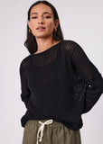 Jumper | Newport Boatneck Knit (Black)