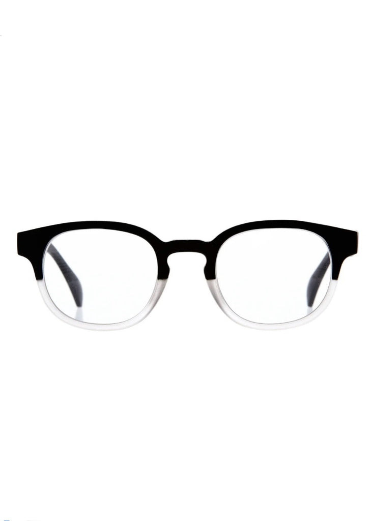 Reading Glasses | 9am (Black/Clear)