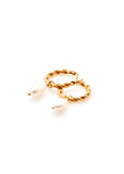 Earrings | Bianca Hoop (Pearl/Gold)