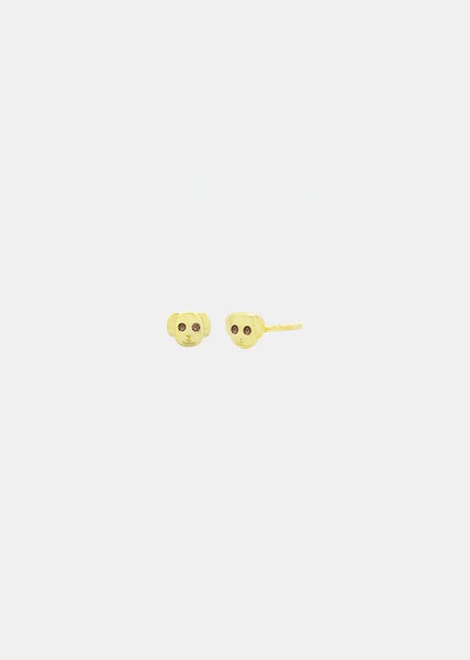 Earrings | Doggy Studs (Gold)