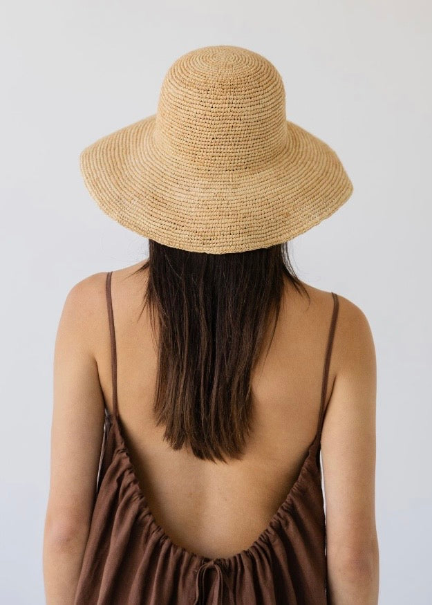 Hat | Raffia Wide brim (Natural)