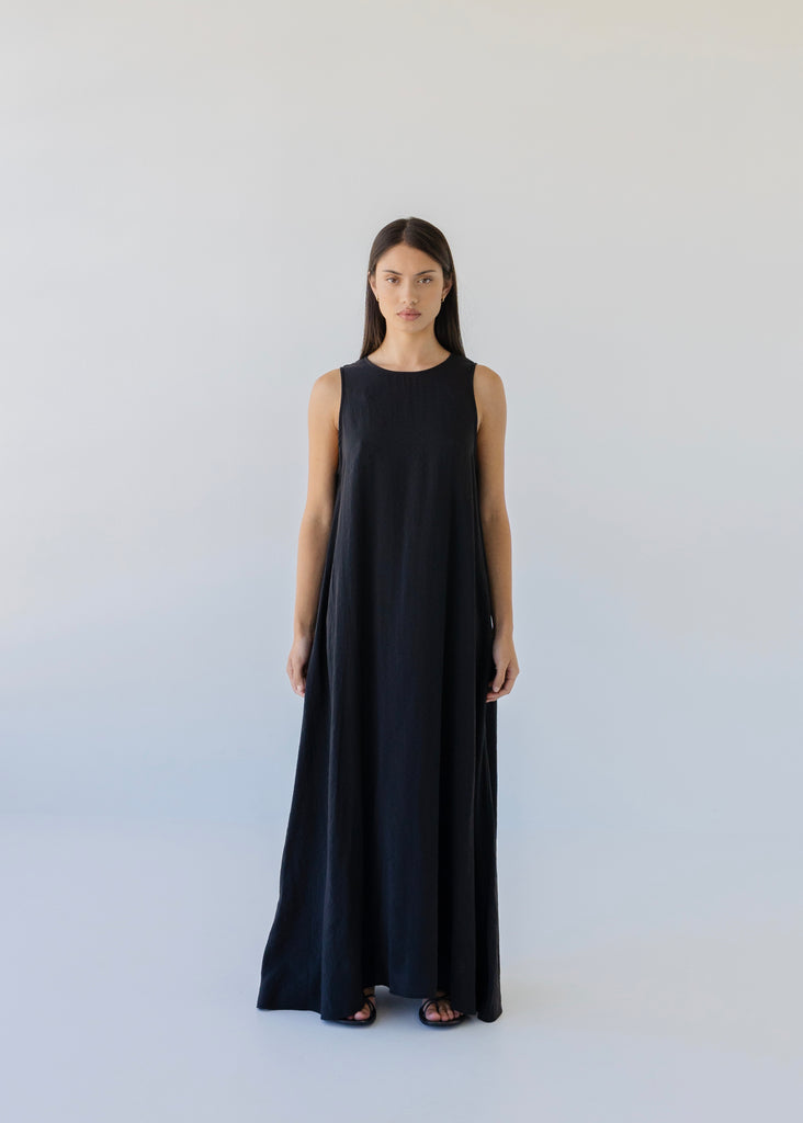 Dress | Silky Maxi (Black)