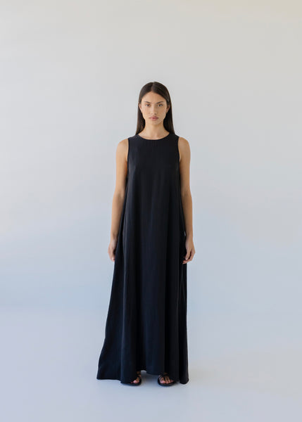 Dress | Silky Maxi (Black)