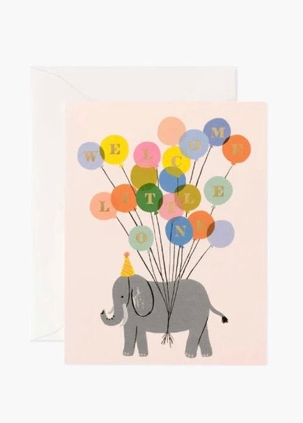 Card | Welcome Little One Elephant