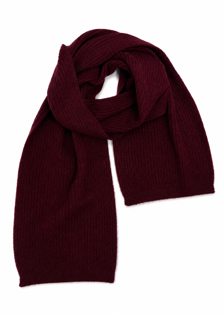 Lothlorian Turn Back scarf in Pinot colour 