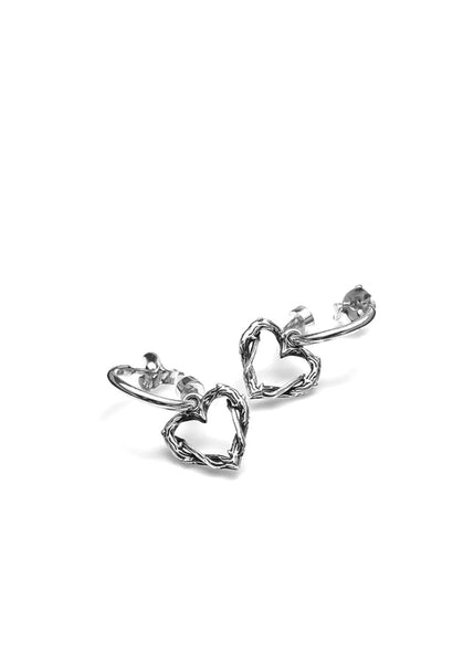 Earring | Entwined Sleepers (Sterling Silver)