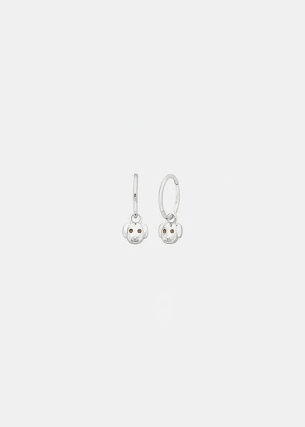 Earrings | Doggie Sleepers (Silver)