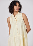 Dress | Sasha Cotton Poplin (Pale Lemon)