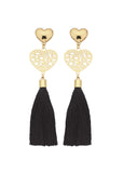 Earrings | Lover Tassel (Gold/Black)