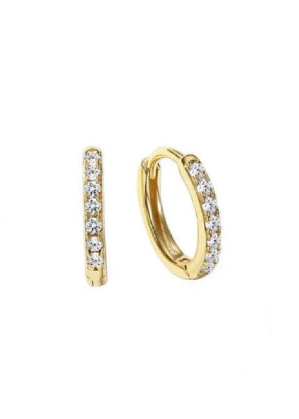 Earrings | Large Marcella Hoop (Gold)