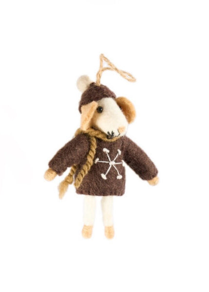 Decoration | Mice (Brown Sweater)