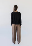 Cardigan | Knit Button (Cocoa)