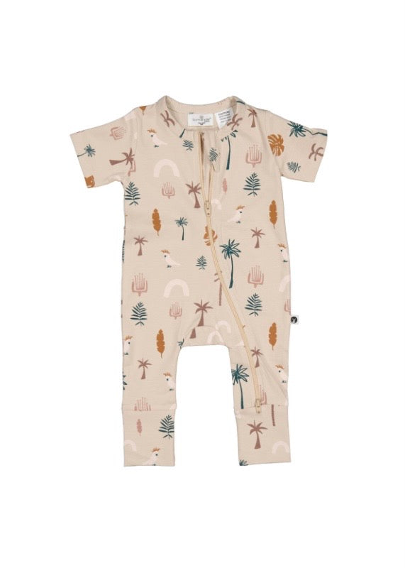 Zip Suit | Jungle Stamp