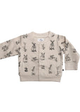 Cardigan | Essentials Fleece (Almond-Burrowers)