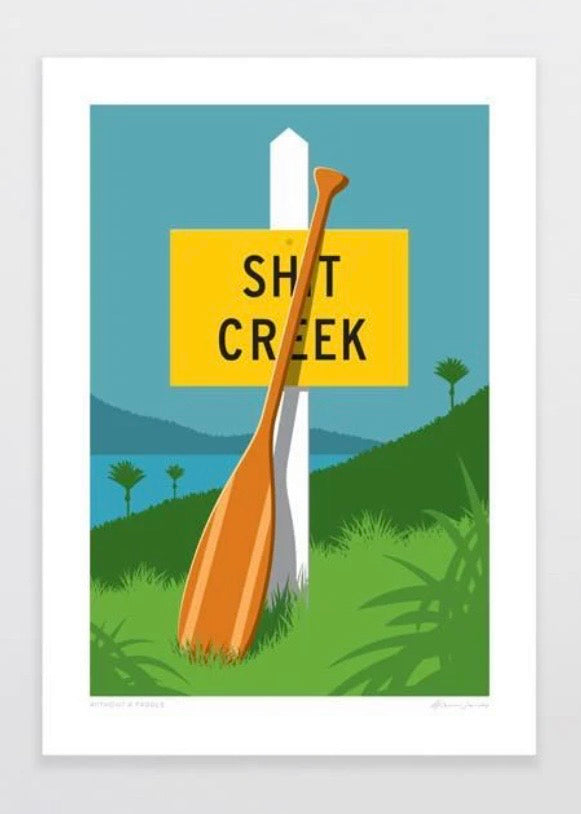 Art Print | Without a Paddle