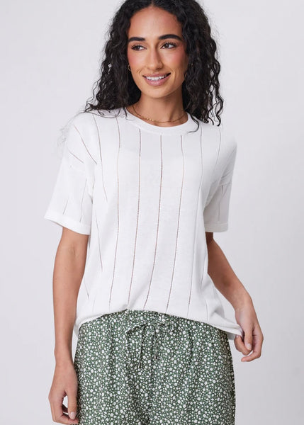 Tee | Ember Knit (Chalk)