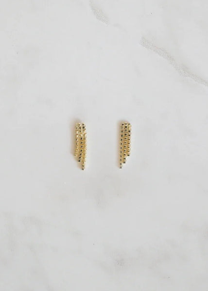 Earrings | Starry Night Chain Studs (Gold)