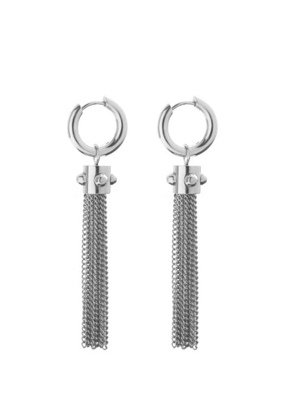 Earrings | Odyssée Tassel (Silver)