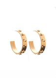 Earrings | Odyssée Stud Hoop (Gold)