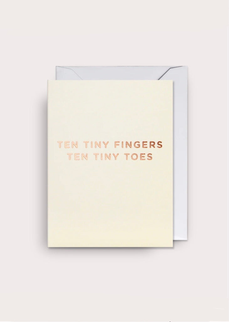 Card | Ten Tiny Fingers Ten Tiny Toes