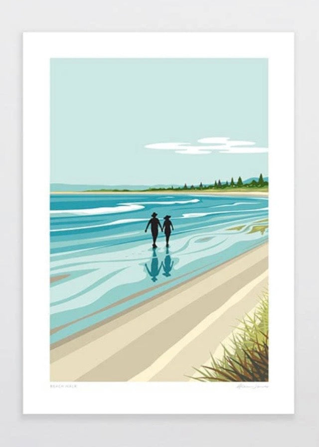 Art Print | Beach Walk