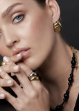 Necklace | Ombre (Onyx/Silver)