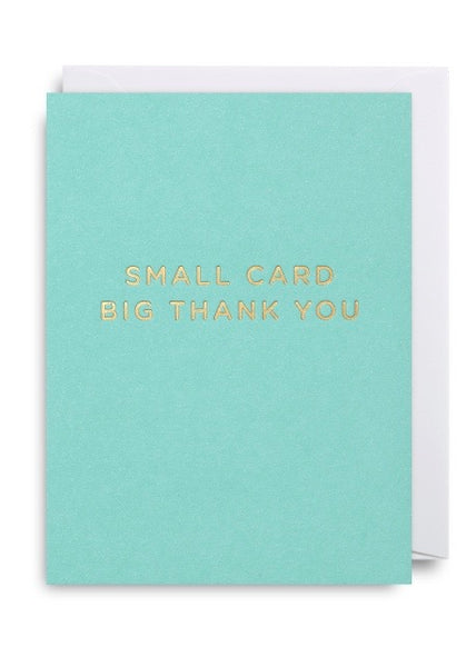 Card | Small Card Big Thank You