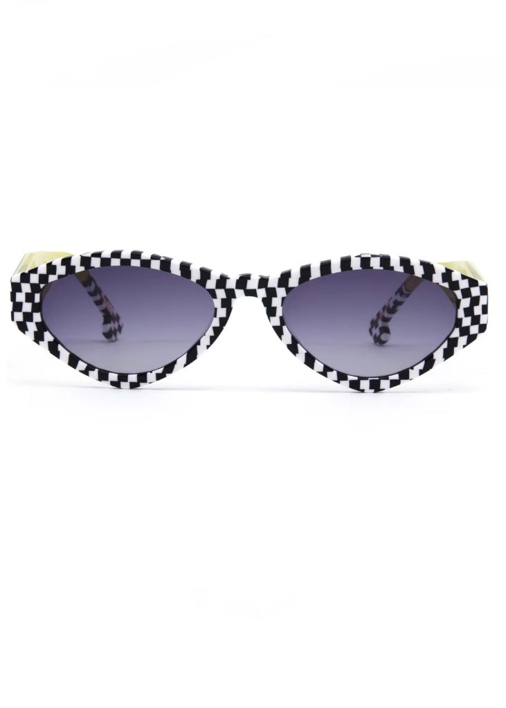 Sunglasses | Wattage (Check Mate w yellow arms)