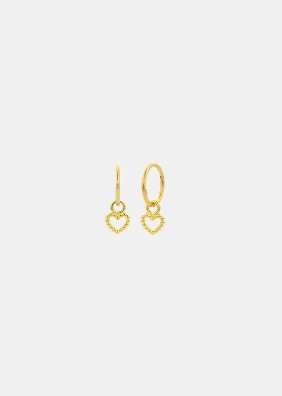 Earrings | Dotty Love Sleepers (Gold)