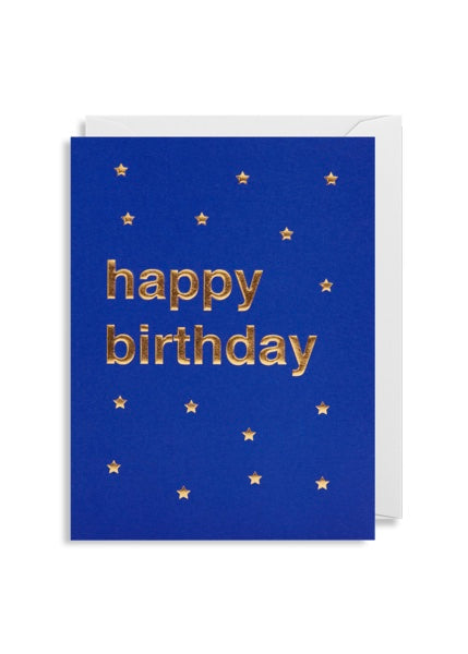 Card | Happy Birthday With Stars