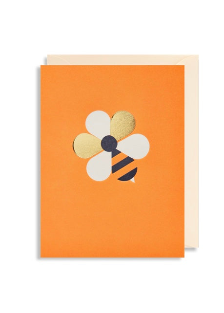 Card | Bee Flower