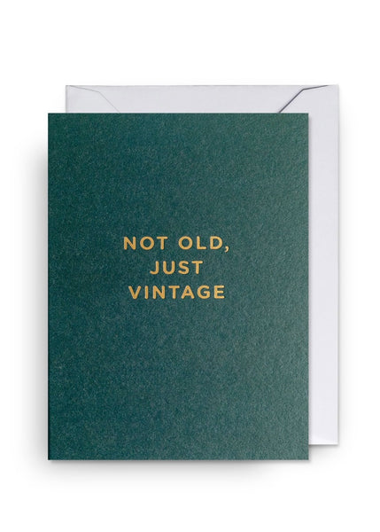 Card | Not Old, Just Vintage